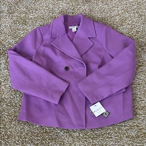 Liz Claiborne Vibrant Purple Blazer